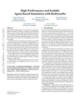 High-Performance and Scalable Agent-Based Simulation with BioDynaMo