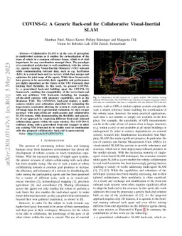 COVINS-G: A Generic Back-end for Collaborative Visual-Inertial SLAM