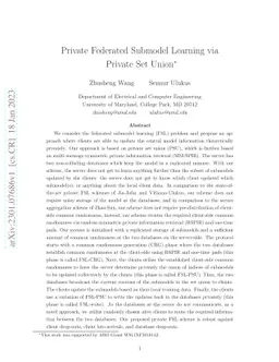 Private Federated Submodel Learning via Private Set Union