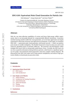 EPiC-GAN: Equivariant Point Cloud Generation for Particle Jets