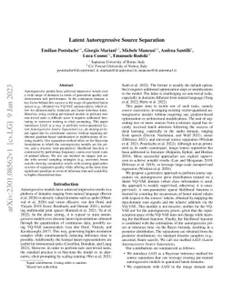 Latent Autoregressive Source Separation