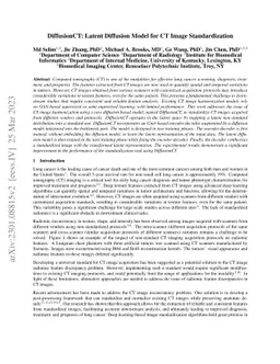 DiffusionCT: Latent Diffusion Model for CT Image Standardization