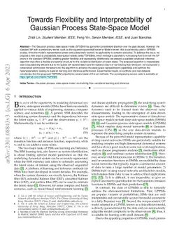 Towards Flexibility and Interpretability of Gaussian Process State-Space
  Model