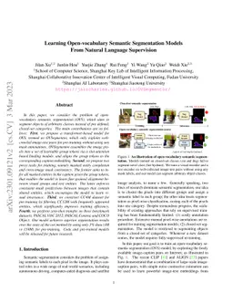 Learning Open-vocabulary Semantic Segmentation Models From Natural
  Language Supervision