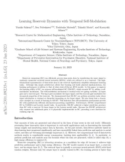 Learning Reservoir Dynamics with Temporal Self-Modulation