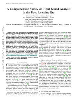 A Comprehensive Survey on Heart Sound Analysis in the Deep Learning Era