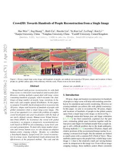 Crowd3D: Towards Hundreds of People Reconstruction from a Single Image