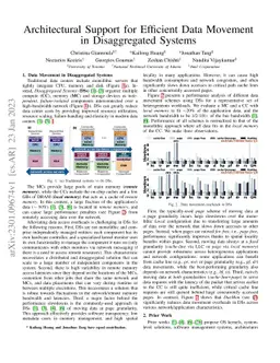 Architectural Support for Efficient Data Movement in Disaggregated
  Systems