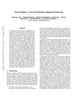 Truveta Mapper: A Zero-shot Ontology Alignment Framework