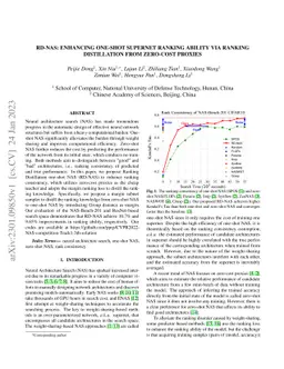 RD-NAS: Enhancing One-shot Supernet Ranking Ability via Ranking
  Distillation from Zero-cost Proxies