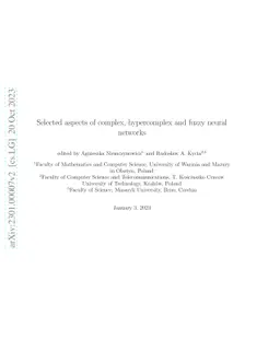 Selected aspects of complex, hypercomplex and fuzzy neural networks