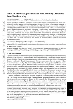 DiRaC-I: Identifying Diverse and Rare Training Classes for Zero-Shot
  Learning