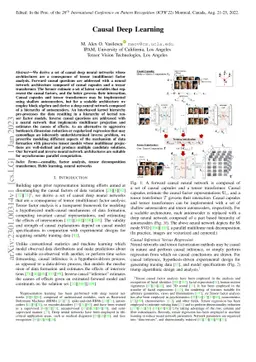 Causal Deep Learning