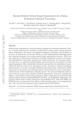 Towards Reliable Medical Image Segmentation by Modeling Evidential Calibrated Uncertainty