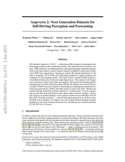 Argoverse 2: Next Generation Datasets for Self-Driving Perception and
  Forecasting