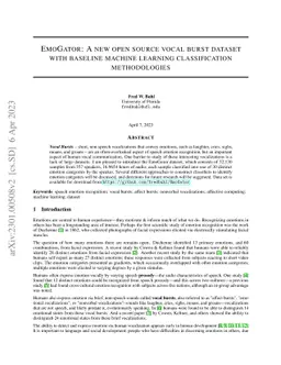 EmoGator: A New Open Source Vocal Burst Dataset with Baseline Machine
  Learning Classification Methodologies