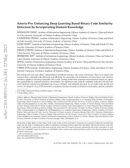 Asteria-Pro: Enhancing Deep-Learning Based Binary Code Similarity
  Detection by Incorporating Domain Knowledge