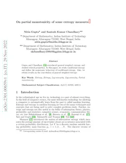 On partial monotonicity of some extropy measures