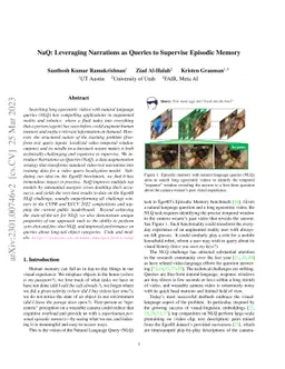 NaQ: Leveraging Narrations as Queries to Supervise Episodic Memory