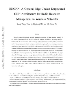 ENGNN: A General Edge-Update Empowered GNN Architecture for Radio
  Resource Management in Wireless Networks
