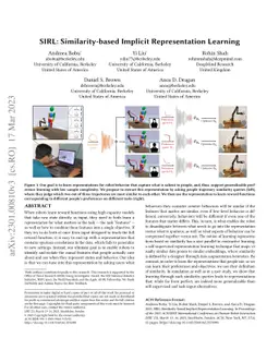 SIRL: Similarity-based Implicit Representation Learning