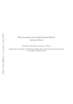 Deep Learning and Computational Physics (Lecture Notes)