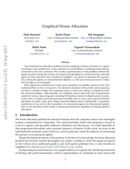Graphical House Allocation