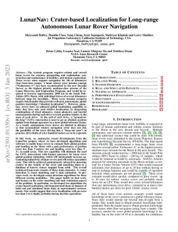 LunarNav: Crater-based Localization for Long-range Autonomous Lunar
  Rover Navigation
