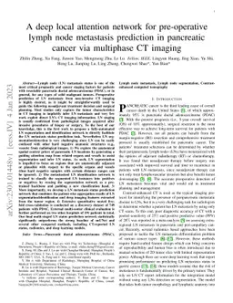 A deep local attention network for pre-operative lymph node metastasis
  prediction in pancreatic cancer via multiphase CT imaging