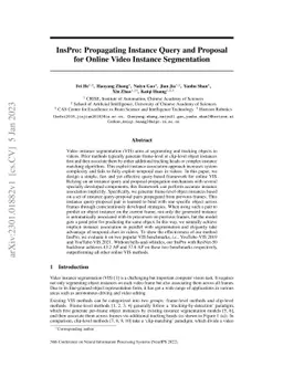 InsPro: Propagating Instance Query and Proposal for Online Video
  Instance Segmentation