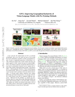 GIVL: Improving Geographical Inclusivity of Vision-Language Models with
  Pre-Training Methods