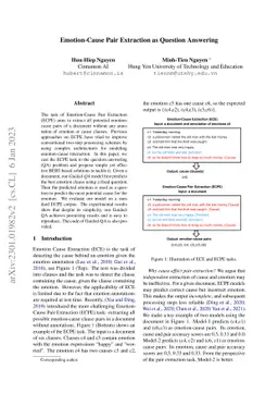 Emotion-Cause Pair Extraction as Question Answering