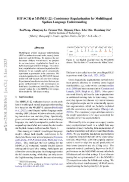 HIT-SCIR at MMNLU-22: Consistency Regularization for Multilingual Spoken
  Language Understanding