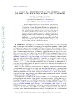 $l_{1-2}$ GLasso: $L_{1-2}$ Regularized Multi-task Graphical Lasso for
  Joint Estimation of eQTL Mapping and Gene Network