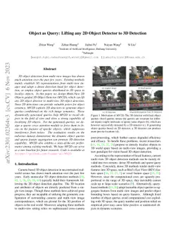 Object as Query: Lifting any 2D Object Detector to 3D Detection