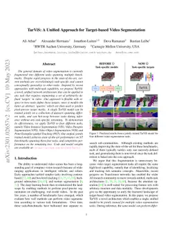 TarViS: A Unified Approach for Target-based Video Segmentation