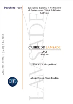 What is a decision problem?