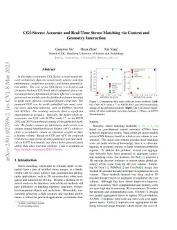 CGI-Stereo: Accurate and Real-Time Stereo Matching via Context and
  Geometry Interaction