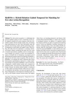 HyRSM++: Hybrid Relation Guided Temporal Set Matching for Few-shot
  Action Recognition