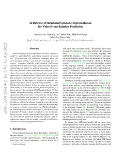 In Defense of Structural Symbolic Representation for Video
  Event-Relation Prediction