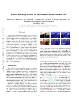 Parallel Reasoning Network for Human-Object Interaction Detection