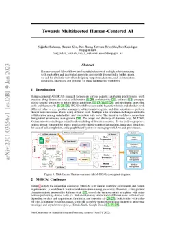 Towards Multifaceted Human-Centered AI