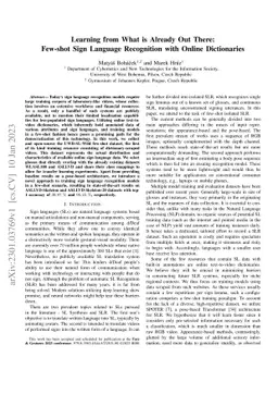 Learning from What is Already Out There: Few-shot Sign Language
  Recognition with Online Dictionaries