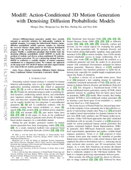 Modiff: Action-Conditioned 3D Motion Generation with Denoising Diffusion
  Probabilistic Models
