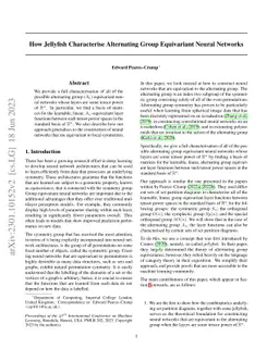 How Jellyfish Characterise Alternating Group Equivariant Neural Networks