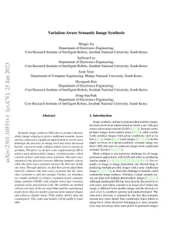 Variation-Aware Semantic Image Synthesis
