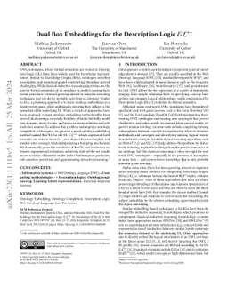 Dual Box Embeddings for the Description Logic EL++