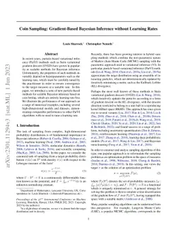 Coin Sampling: Gradient-Based Bayesian Inference without Learning Rates