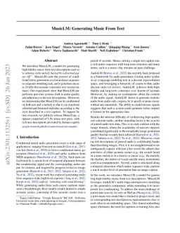 MusicLM: Generating Music From Text