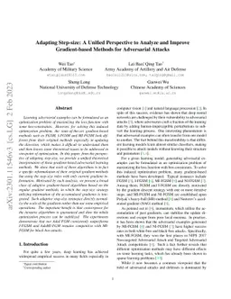 Adapting Step-size: A Unified Perspective to Analyze and Improve
  Gradient-based Methods for Adversarial Attacks
